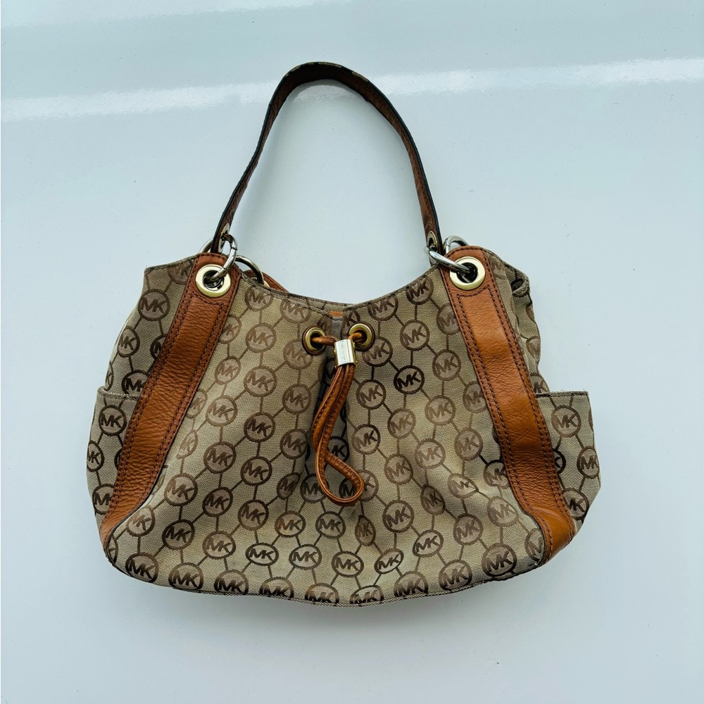 Michael Kors Ludlow Jacquard Canvas Bag
